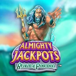 Almighty Jackpots – Realm of Poseidon game by Novomatic – logo hosted on SpinStar Casino