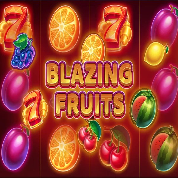 Blazing Fruits logo by Inbet Games SpinStar Casino