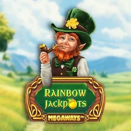 Rainbow Jackpots Megaways slot logo by Red Tiger Gaming at SpinStar Casino
