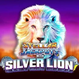 Stellar Jackpots with Silver Lion logo by Lightning Box Game at SpinStar Casino